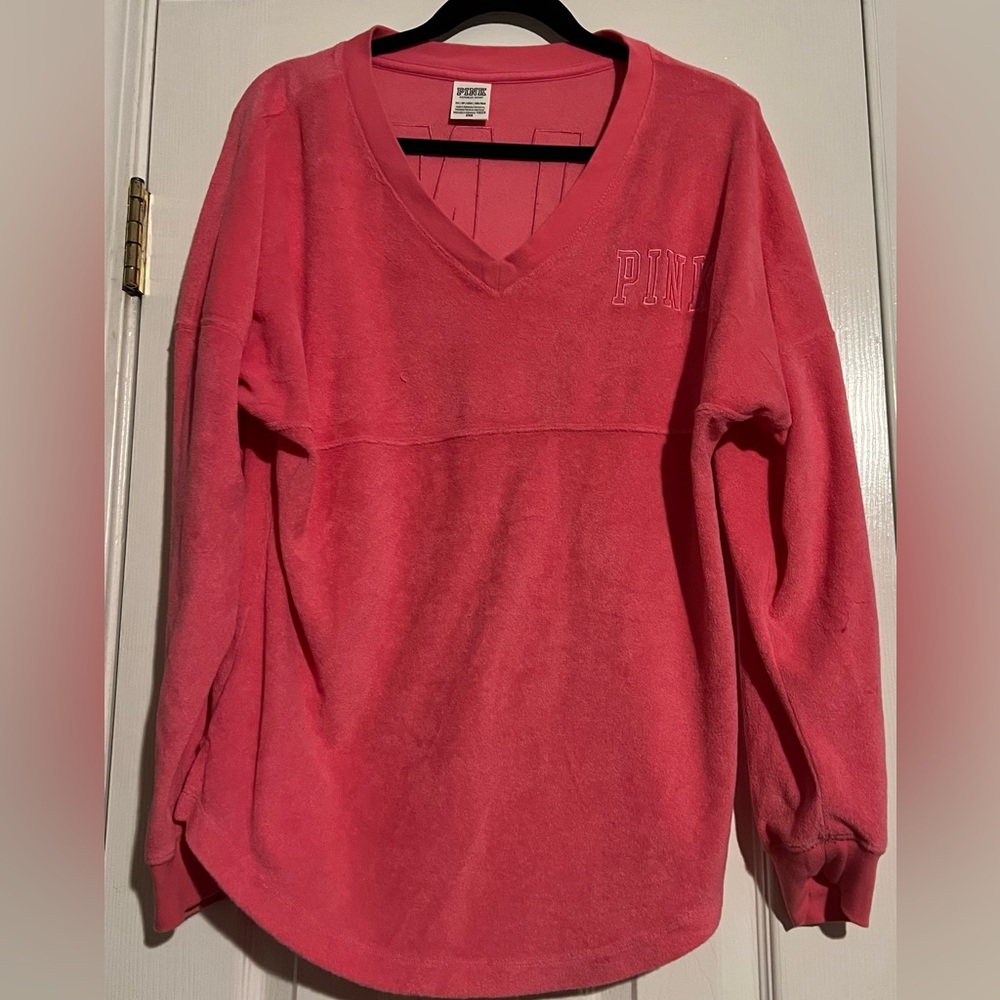 Pink terry top